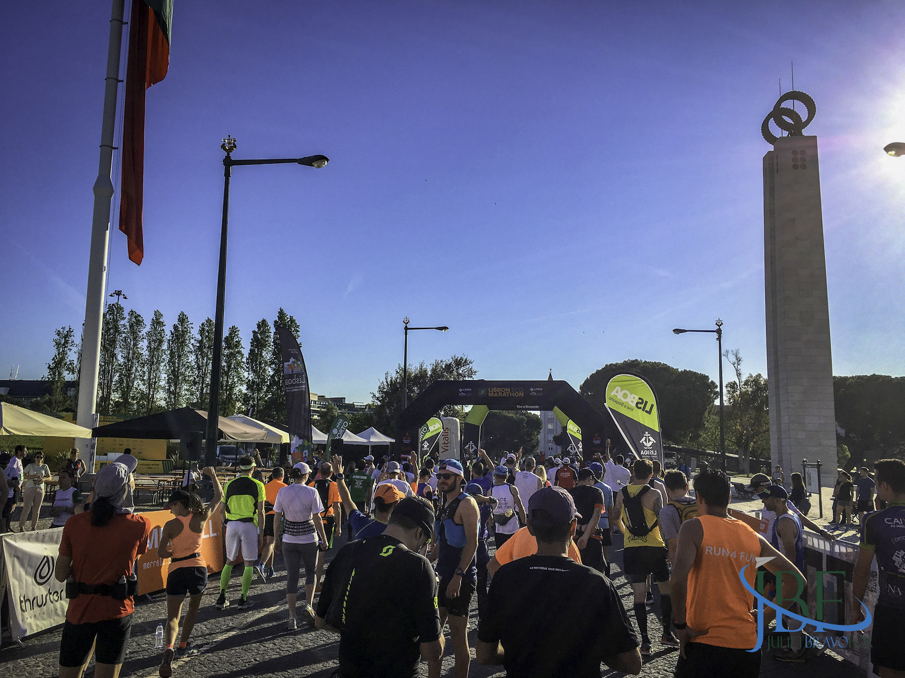 Marathon Race Start Broken Azulejos